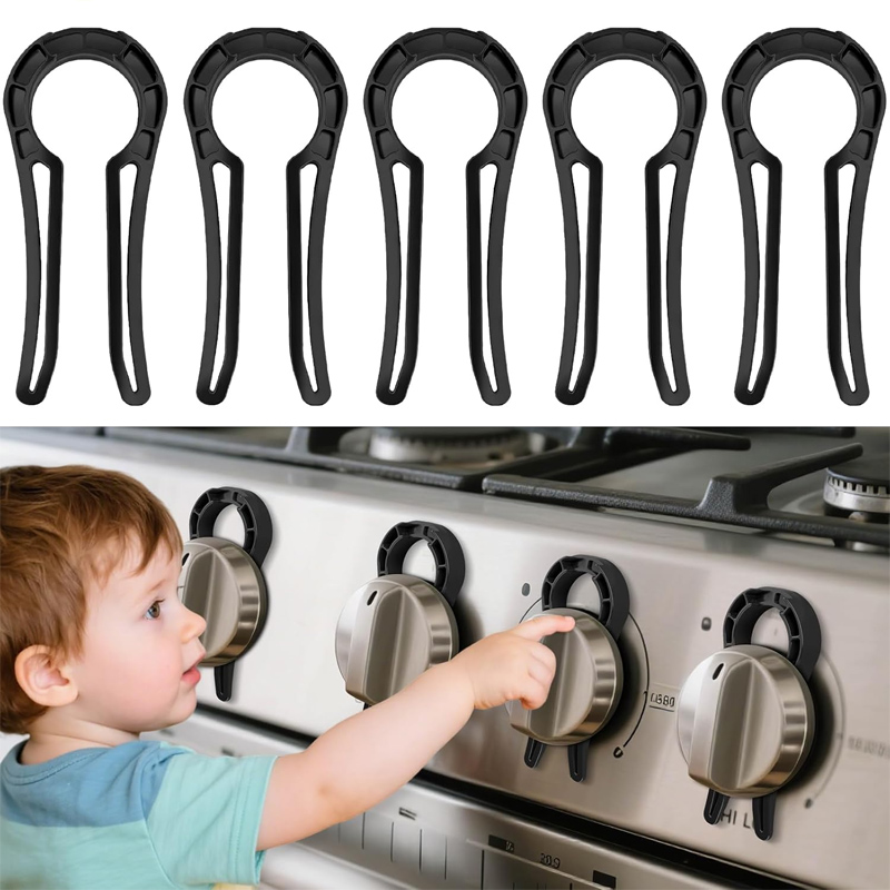 Commercial Kitchen Gas Stove - مجموعة أمان المطبخ للأطفال: أقفال مقابض