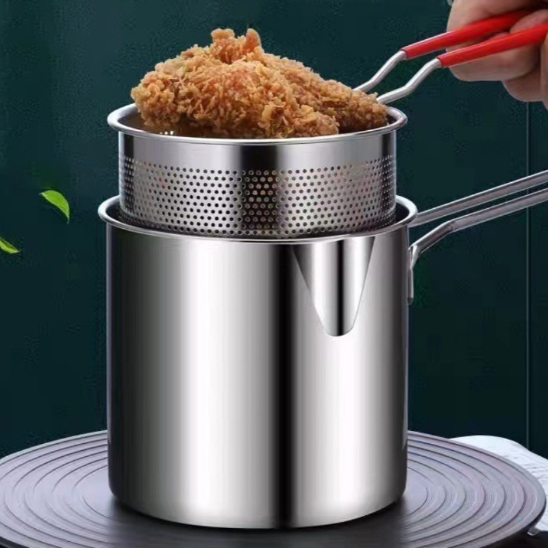 Commercial Kitchen Appliance - مقلاة عميقة من الفولاذ المقاوم للصدأ