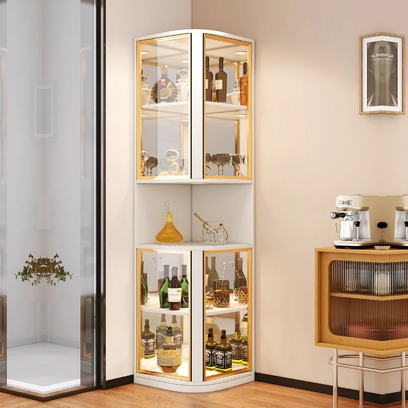 Wall Shelf Commercial Kitchen - خزانة حائط معدنية مفتوحة لتخزين الويسكي،