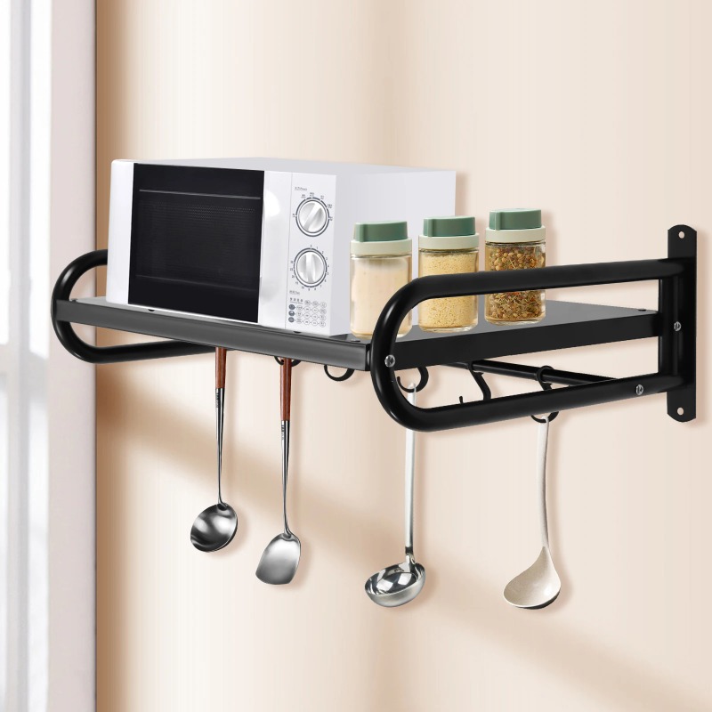 Wall Shelf Commercial Kitchen - رف ميكروويف مثبت على الحائط، مصنوع