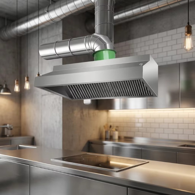 Commercial Kitchen Exhaust - شفاط مطبخ تجاري قابل للتخصيص يثبت