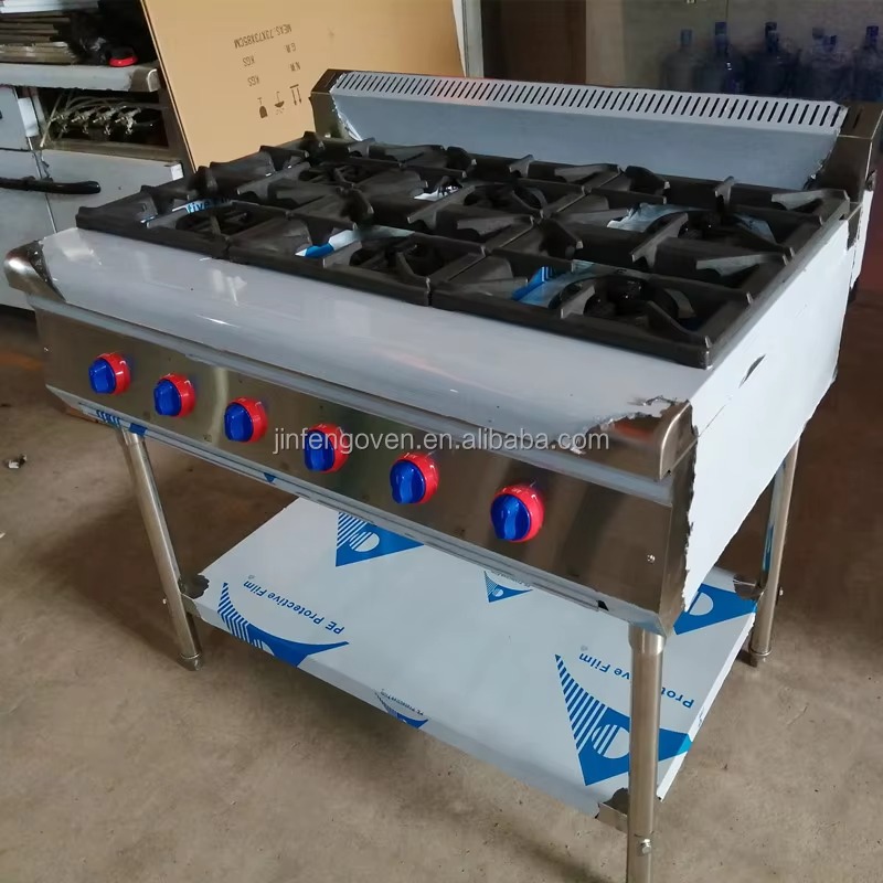 Commercial Kitchen Stove - معدات مطبخ تجارية احترافية: موقد غاز