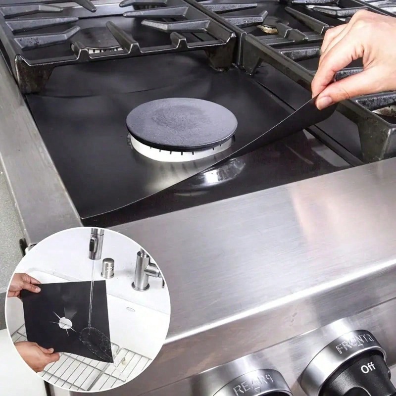 Commercial Kitchen Gas Stove - 2/4/6/8 قطع واقي موقد الغاز، غطاء