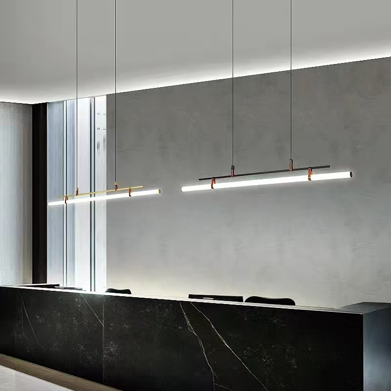 Commercial Kitchen Island - الشمال الحد الأدنى قلادة LED مصباح