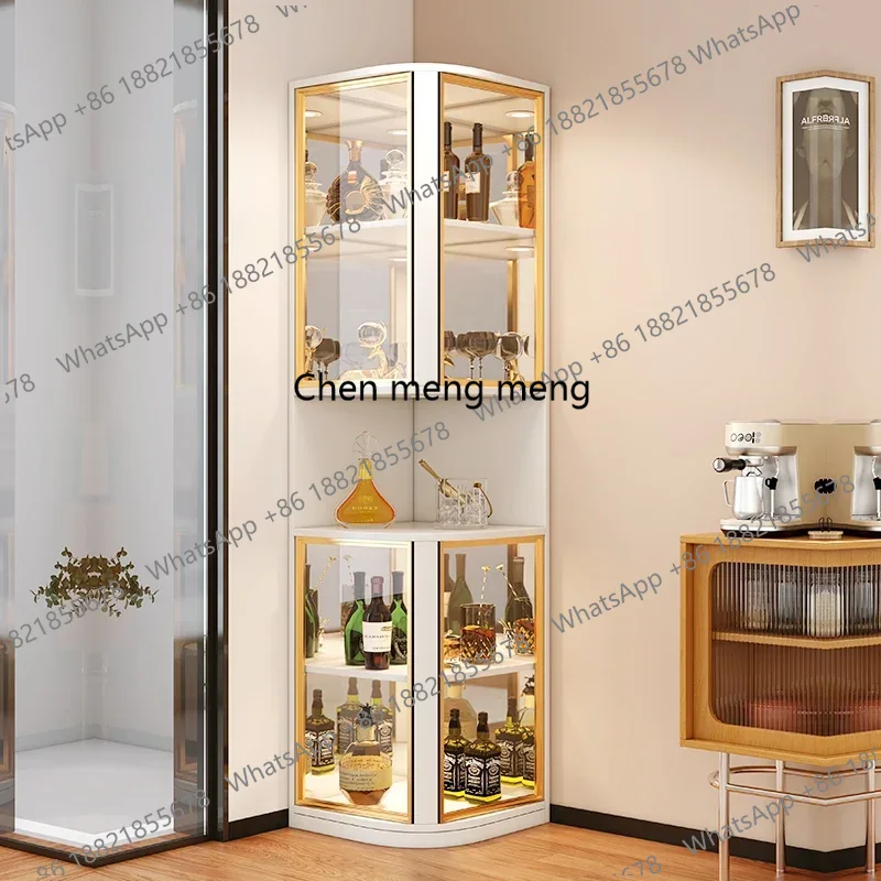 Wall Shelf Commercial Kitchen - خزانة بار جدارية معدنية حديثة، خزائن