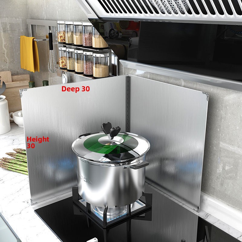 حاجز زيت المطبخ من الفولاذ الم - مراجعة Commercial Kitchen Gas Stove وسعره