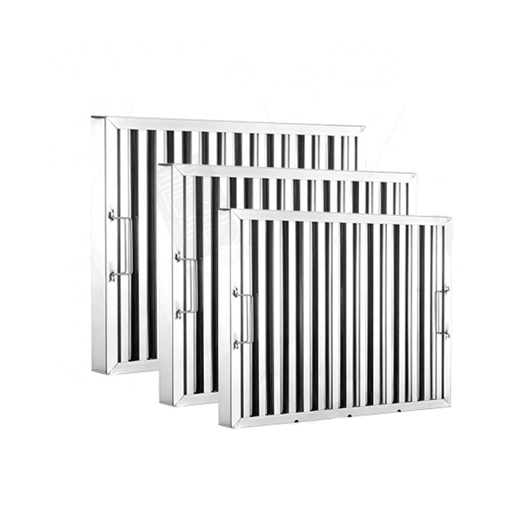 فلتر الشحوم 201SS 304SS 430SS  - مراجعة Commercial Kitchen Exhaust وسعره