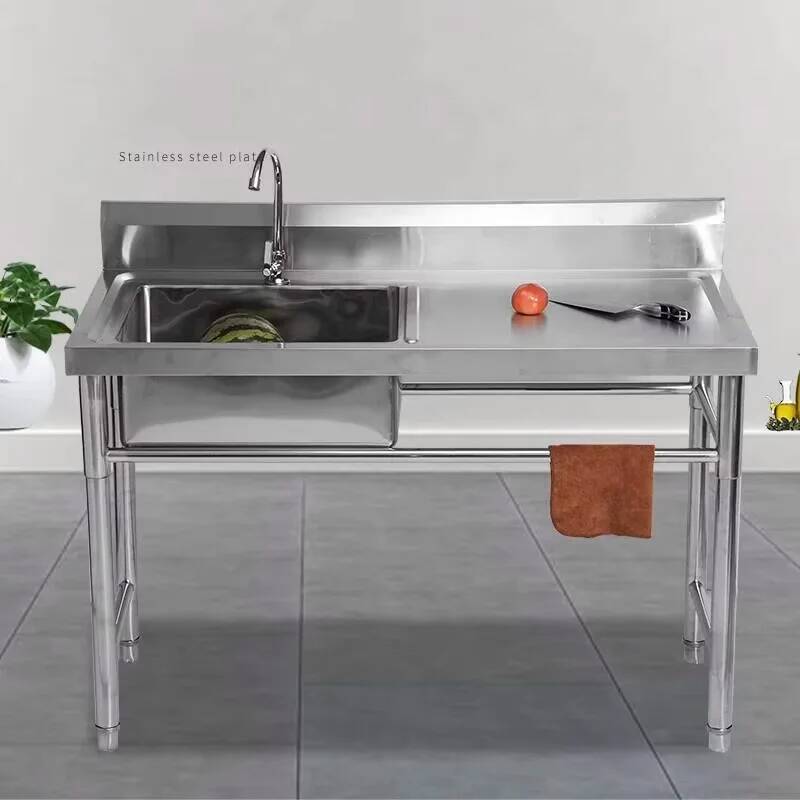 حوض غسيل تجاري من الستانلس ستي - مراجعة Commercial Kitchen Double Sink وسعره