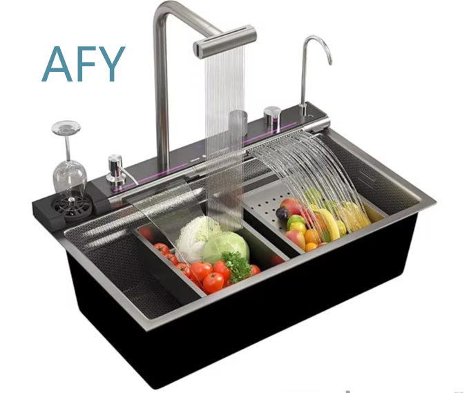 حوض مطبخ مزدوج مربع الشكل من ا - مراجعة Commercial Kitchen Double Sink وسعره
