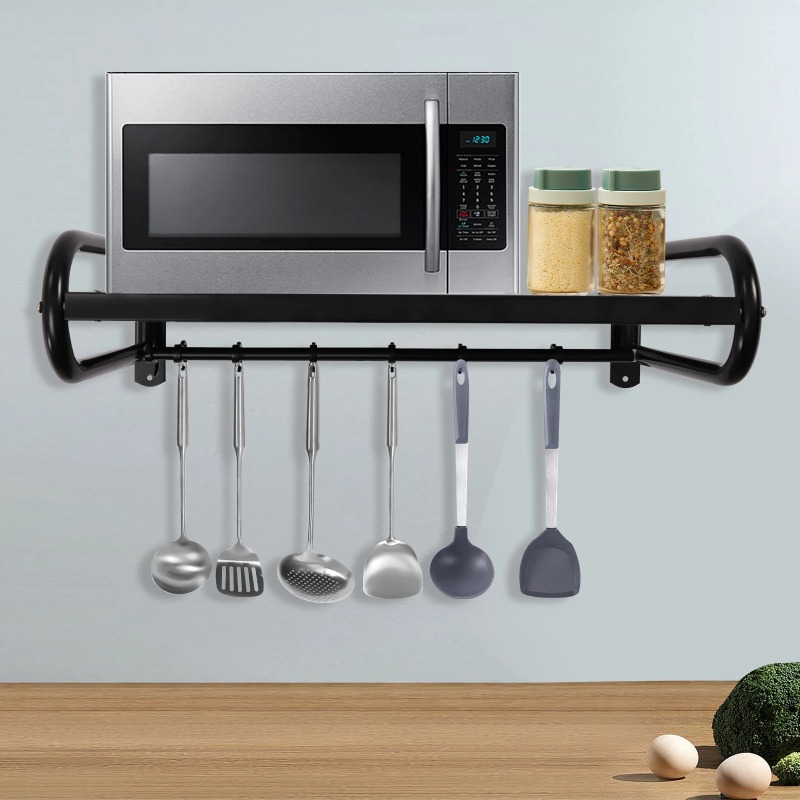 رف ميكروويف مثبت على الحائط، م - مراجعة Wall Shelf Commercial Kitchen وسعره