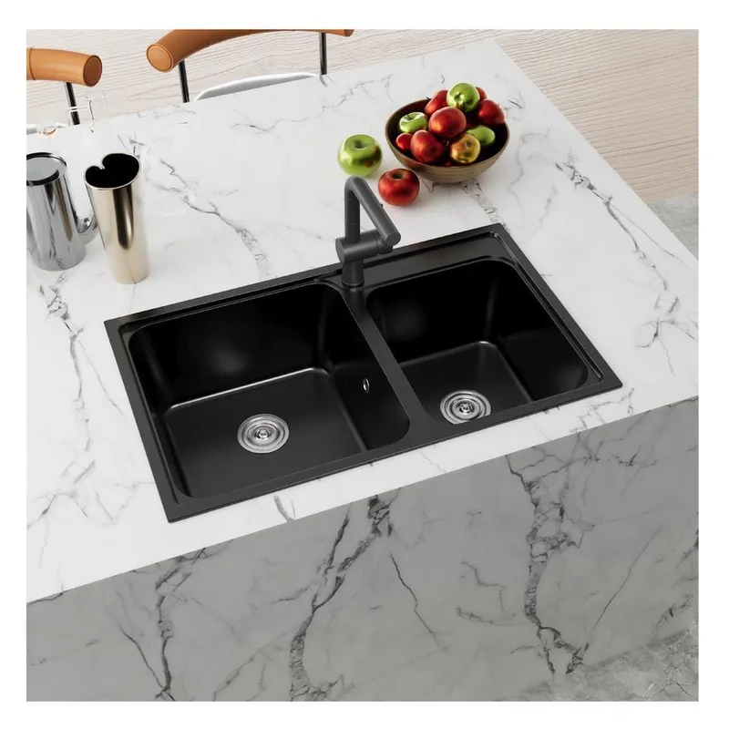 حوض غسيل أطباق مزدوج من إس إم  - مراجعة Commercial Kitchen Double Sink وسعره
