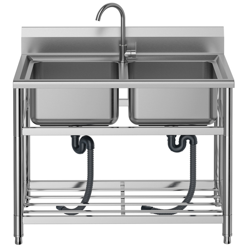 2026-حوض غسيل تجاري من الفولاذ - مراجعة Commercial Kitchen Double Sink وسعره