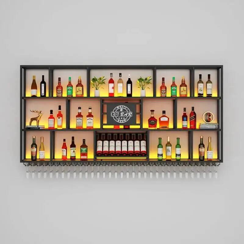 المطبخ شنت جدار خزائن النبيذ ع - مراجعة Wall Shelf Commercial Kitchen وسعره