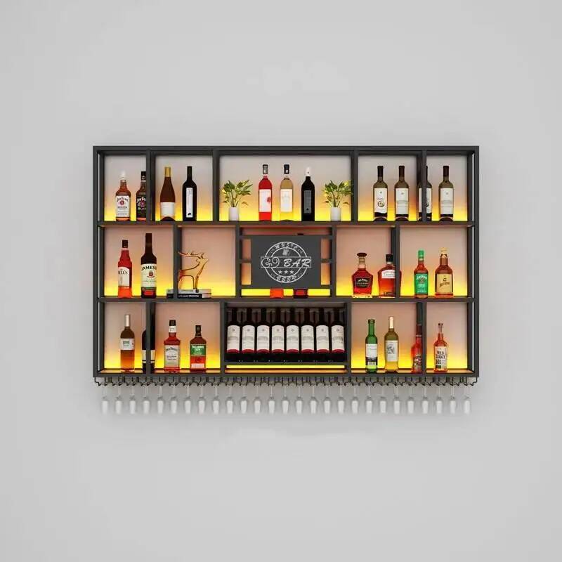 المطبخ شنت جدار خزائن النبيذ ع - مراجعة Wall Shelf Commercial Kitchen وسعره