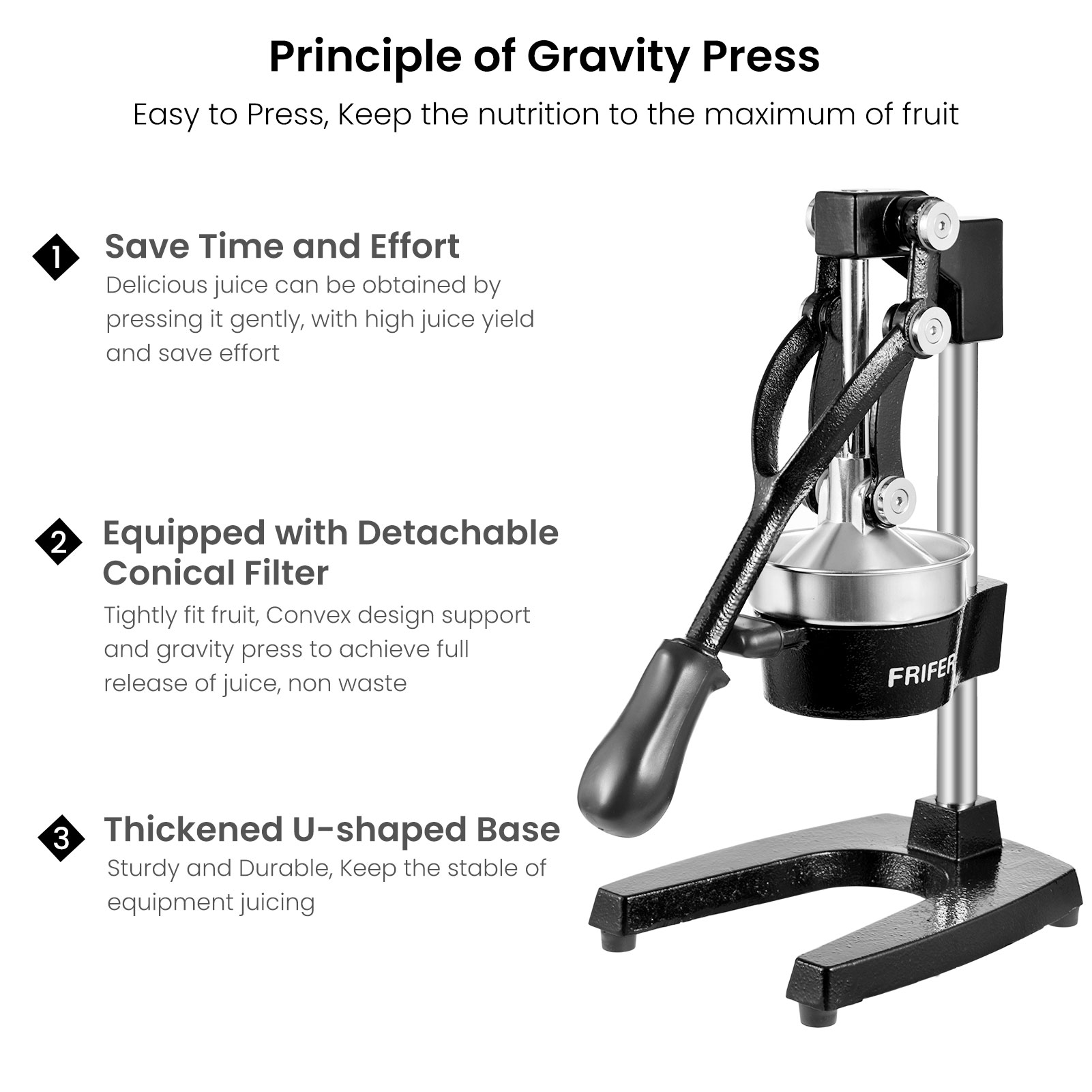 عصارة فواكه يدوية خفيفة الوزن  - مراجعة Commercial Kitchen Juicer وسعره