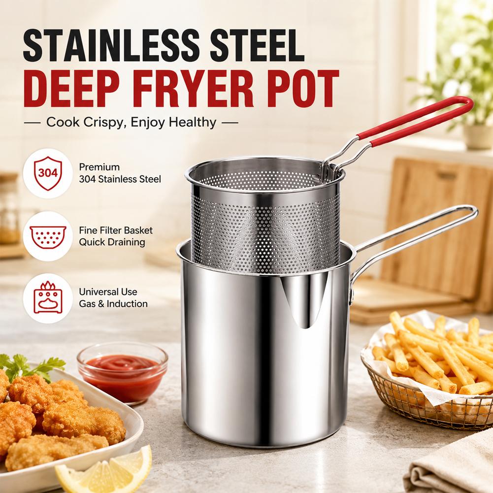 وعاء قلي عميق من الفولاذ المقا - مراجعة Commercial Kitchen Appliance وسعره