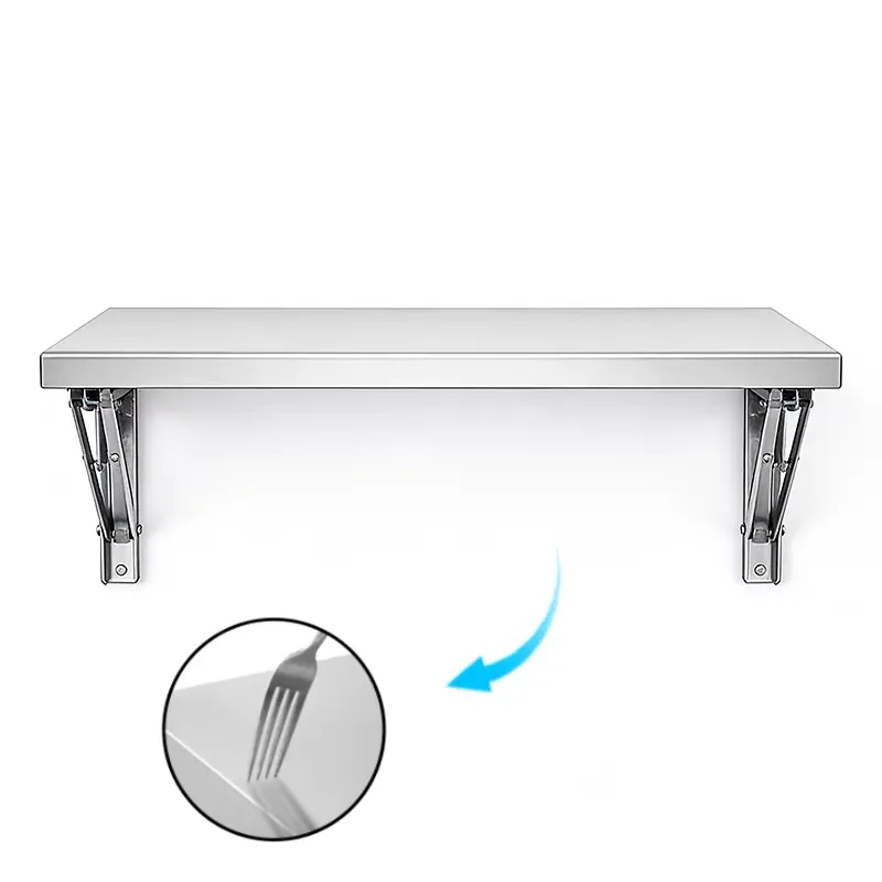 رف معدني قابل للطي من الفولاذ  - مراجعة Wall Shelf Commercial Kitchen وسعره