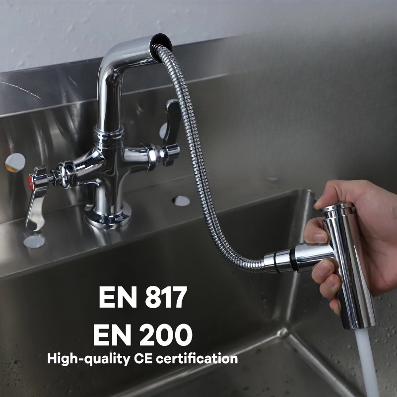 صنبور حوض مطبخ خارجي تجاري عال - مراجعة Commercial Kitchen Double Sink وسعره