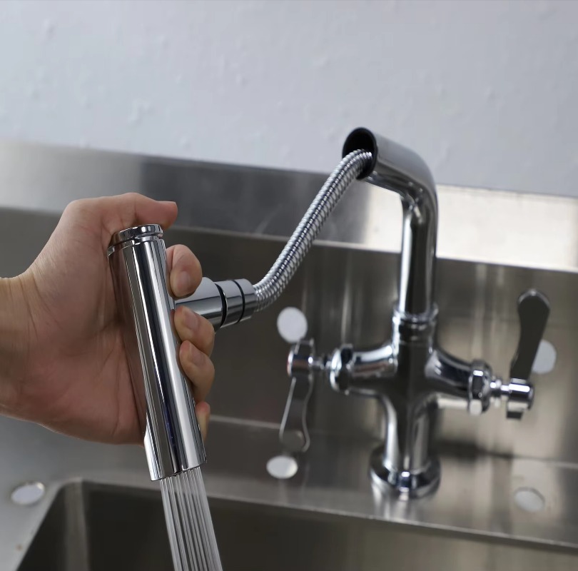 صنبور حوض مطبخ خارجي تجاري عال - مراجعة Commercial Kitchen Double Sink وسعره